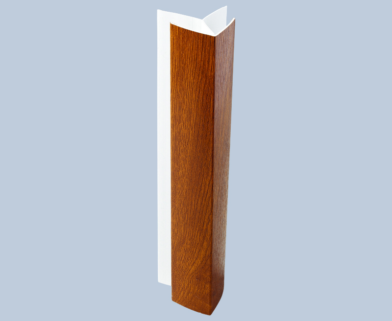 Kestrel external corner trim - sherwoodgrain