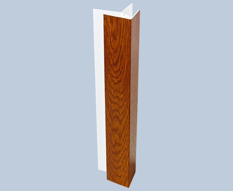 Kestrel two part corner trim - sherwoodgrain