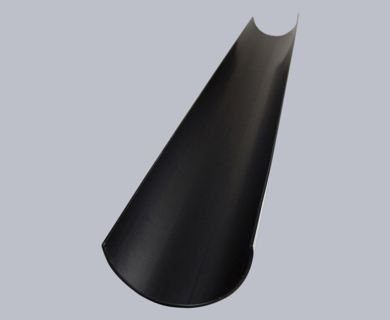 Kayflow black half round gutter 4m